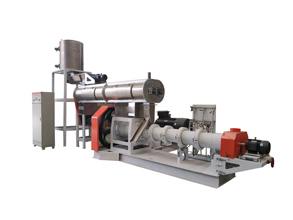 Wet type float fish feed extruder